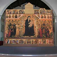 La Maest di Duccio - prospetto