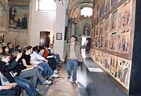 Giovanni Vitali ha curato le visite guidate alle scolaresche
